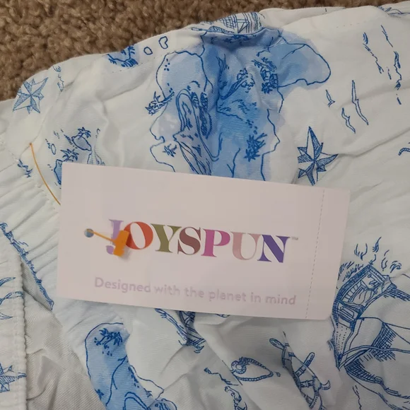 Womens Nautical Blue and White Pajamas - Picture 2 of 4